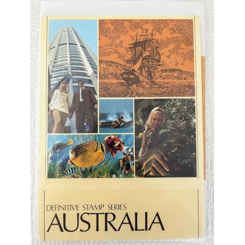 183 - Australia - 1970 definitive stamp pack. Current retail $650.  (1)  (E)