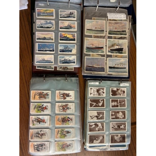 160 - Cigarette Cards & (Trade) loose in albums & stuck-down in 2 boxes. (1000s) (2B)