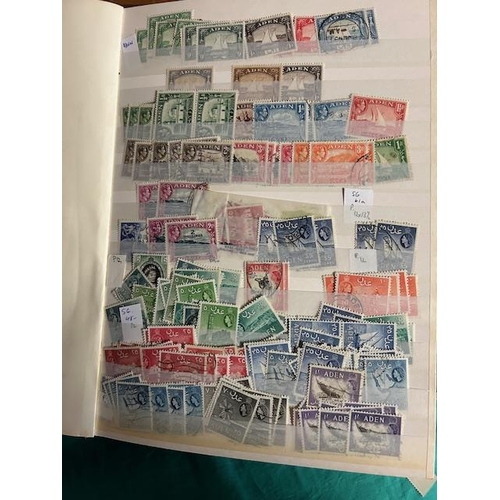 17 - Mixed lots stockbook of Commonwealth all periods A-F bulging (1000s) (A)
