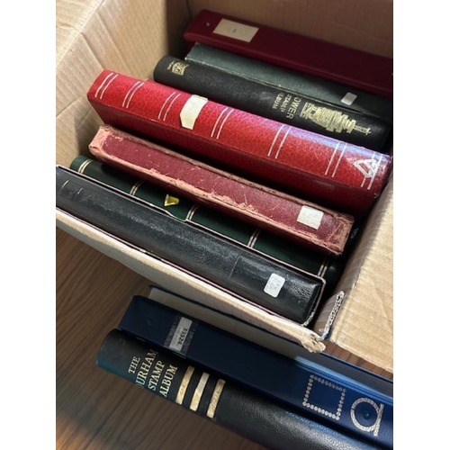 44 - Collections & Mixed Lots - Box of albums & Stock-books, very varied.  (1000s) (B)