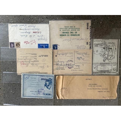 638 - Postal History - GB Covers World War II related, some non GB. PTSA £400. (dozens) (E)