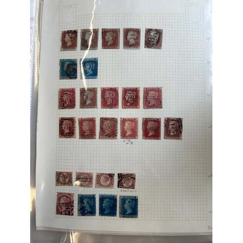 761 - GB Collections & Mixed Lots - Black folder with GB Collection on pages QV to early QE2, crude catalo... 