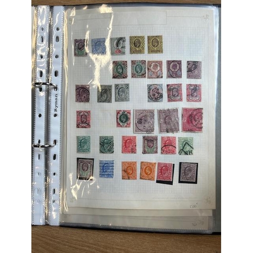 761 - GB Collections & Mixed Lots - Black folder with GB Collection on pages QV to early QE2, crude catalo... 