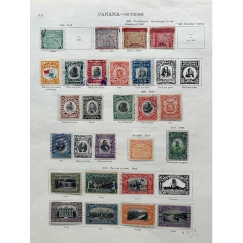 25 - Collection & Mixed Lots - Latin America on old Ideal leaves up to 1935; includes Cuba (better with i... 