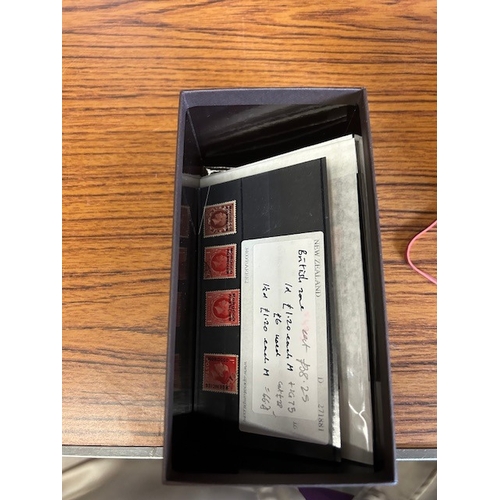 26 - Collections & Mixed Lots - Box of albums, noted GB in a Windsor from 1d black (just 4 margins), & mi... 