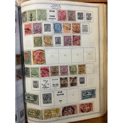 11 - Collections Commonwealtgh in red Simplex album QV-QE (100s) (A)