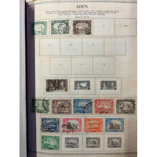 11 - Collections Commonwealtgh in red Simplex album QV-QE (100s) (A)