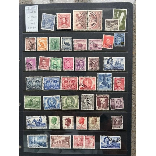 23 - Collections & Mixed Lots - British Commonwealth in large brown envelope with stamps on cards, stock-... 