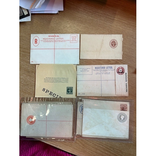 140 - C/W Postal Stationery QV-KGV period, incl, Specimen. Approx  38 items. (E)