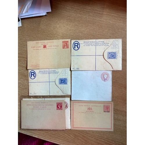 140 - C/W Postal Stationery QV-KGV period, incl, Specimen. Approx  38 items. (E)