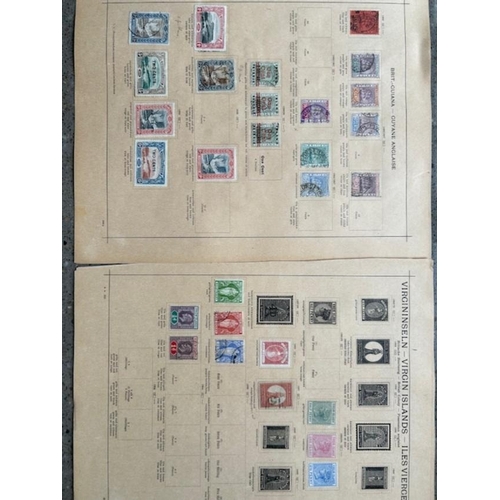 17 - Collections & Mixed Lots - British Commonwealth West Indies on old French album leaves up to 1914 wi... 