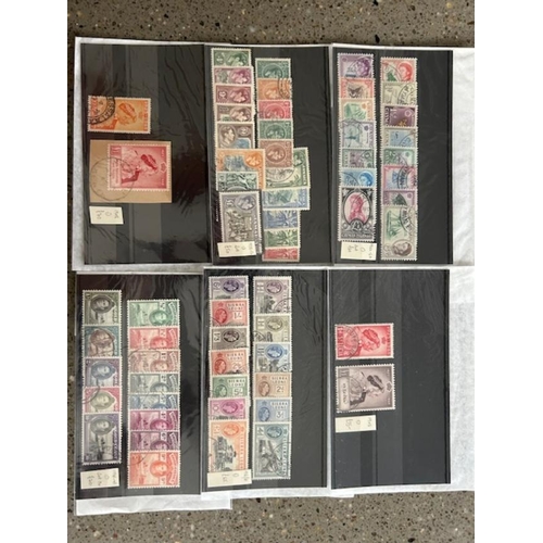 3 - Collections & Mixed Lots - British Commonwealth range of KGVI & first QE2 sets, fine used (11) UM (2... 