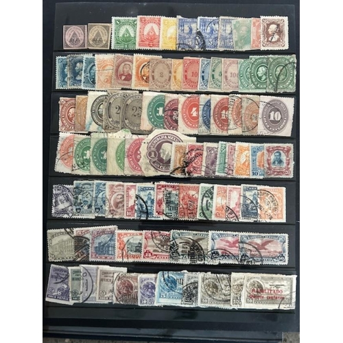 67 - Collections & Mixed Lots - Latin America, mixed early to middle on stock-cards. (100s) (E)