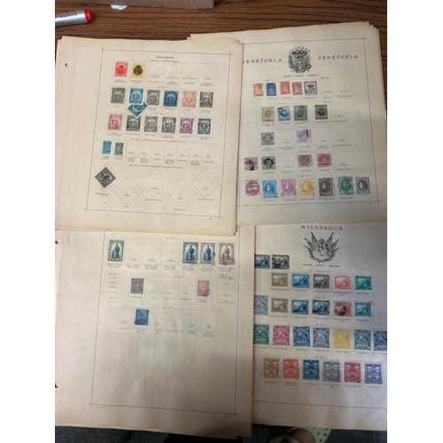 8 - Collections & Mixed Lots - Latin America, Nicaragua, Panama, Paraguay, Salvador, Venezuela on old Fr... 