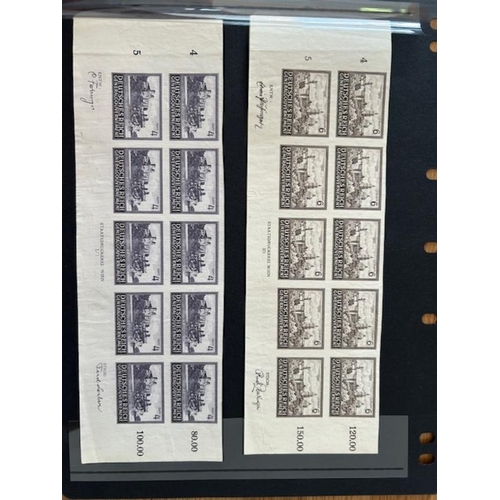 274 - Germany General Government 1943 2Z, 4Z &6Z in superb imprint imperf blocks of 10. (30) (E)