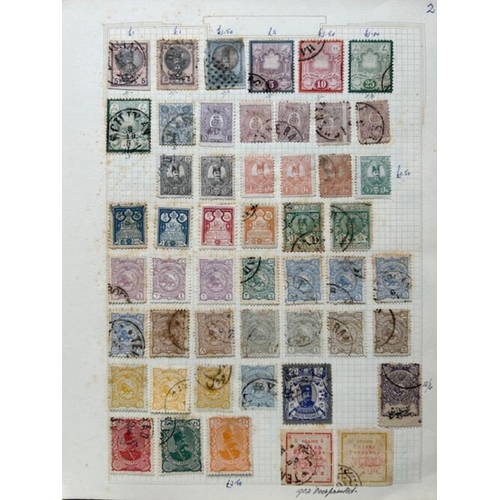 373 - Iran - Old time lot on leaves.  (dozens)  (E)