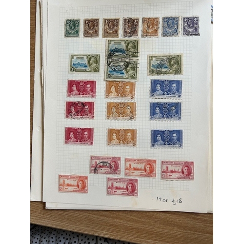 549 - Rhodesias 1924-63 m & u range on leaves NR KGVI 2/6 3/-(M) 19/- (U) SR KGV S Jub set (M) c £30 Nyasa... 