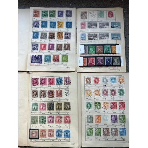 4 - Collections & Mixed Lots - Scandinavia in 5 approval books of older material with strong Iceland (Ca... 