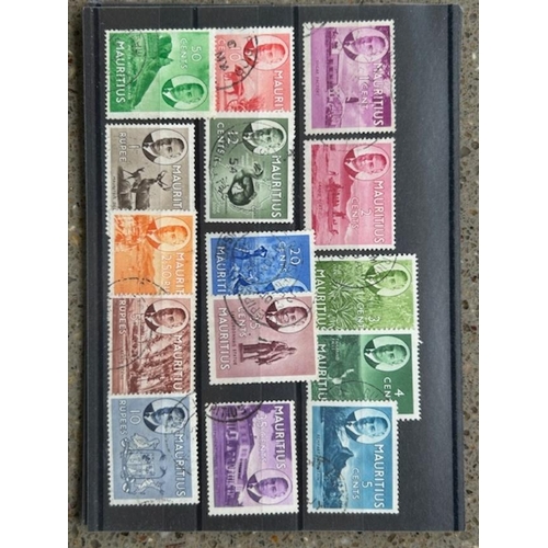 438 - Mauritius fine used KGVI in sets, cats SG £266. (S)