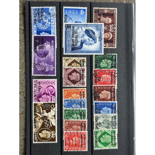 449 - Morocco Agencies fine used KGVI in sets, cats SG £533. (S)