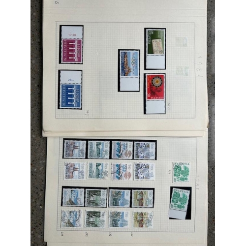 574 - Switzerland 1965-93 u/m sets on pages. Good ranges. Cat £780+ approx. (E)