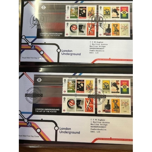 659 - GB First Day Covers 2013. (dozens) (A)