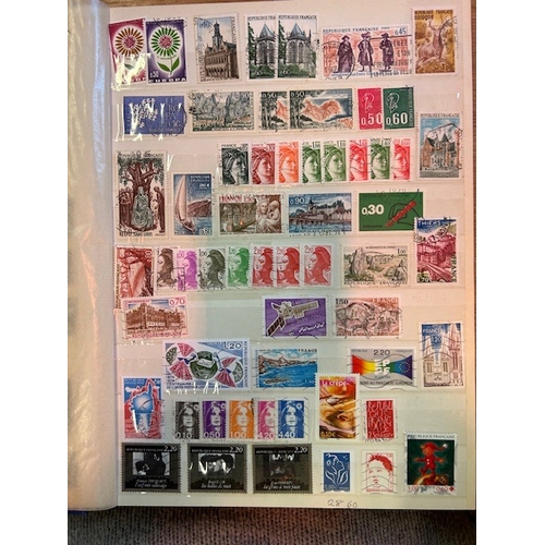 41 - Collections & Mixed Lots - Large Stock-book of stamps of Europe B-Y. 11 Countries, good German, plus... 