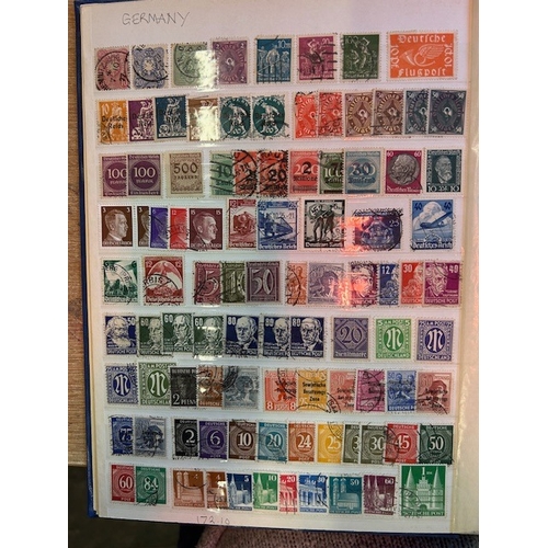 41 - Collections & Mixed Lots - Large Stock-book of stamps of Europe B-Y. 11 Countries, good German, plus... 