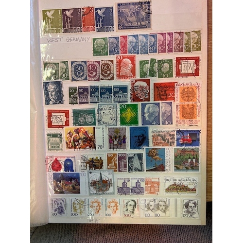 41 - Collections & Mixed Lots - Large Stock-book of stamps of Europe B-Y. 11 Countries, good German, plus... 