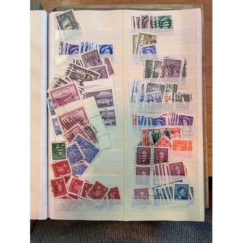 50 - Collections & Mixed Lots - QV-KGVI dupl. Commonwealth in Vintage stock-book. (100s) (A)