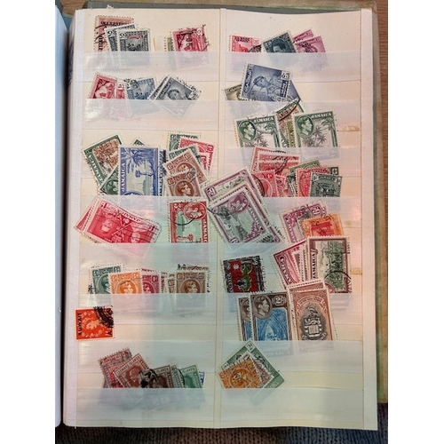 50 - Collections & Mixed Lots - QV-KGVI dupl. Commonwealth in Vintage stock-book. (100s) (A)