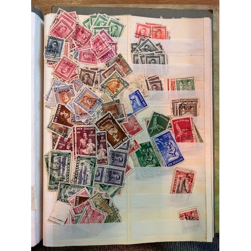 50 - Collections & Mixed Lots - QV-KGVI dupl. Commonwealth in Vintage stock-book. (100s) (A)