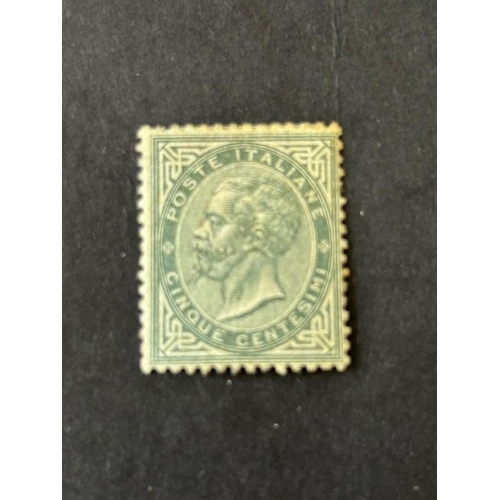 357 - Italy - 1863-5 5c average mint. Cat 2250 euros (Sassone)  (1) (S)