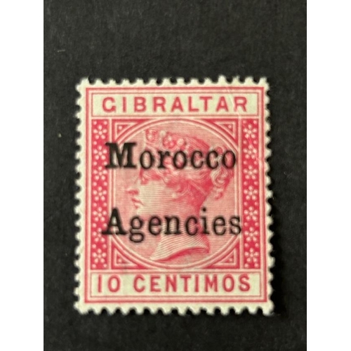 428 - Morocco Agencies 1898-1900 10c mint, missing serif of 