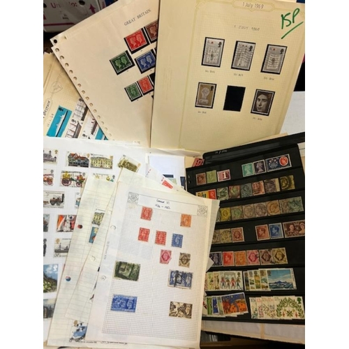 702 - GB Collections & Mixed Lots - box of pages, etc. QV-QE. (1000s) (B)