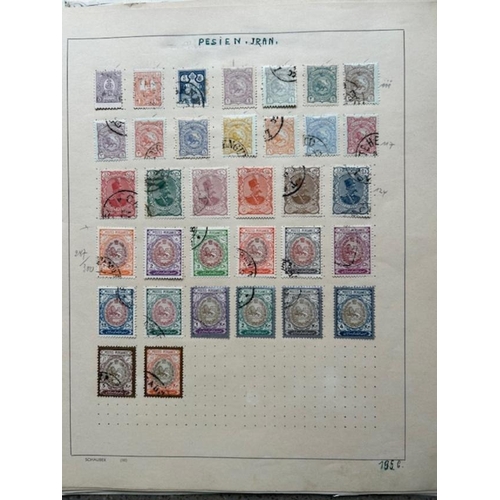 344 - Iran on album leaves with useful from earlies to 1930s, plus a selection of forgeries, plenty of gen... 