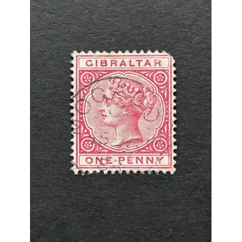 429 - Morocco Agencies - Gibraltar used 1886-87 1d Mogadar cds. Round corner SG Z77. (1) (S)