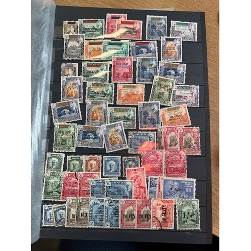 1 - Collections & Mixed Lots - British Commonwealth in green s/book with useful material, mainly mint & ... 