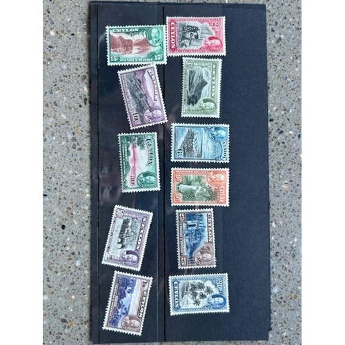 318 - Ceylon 1935-6 to 1R SG368-78 mint (11) (S)