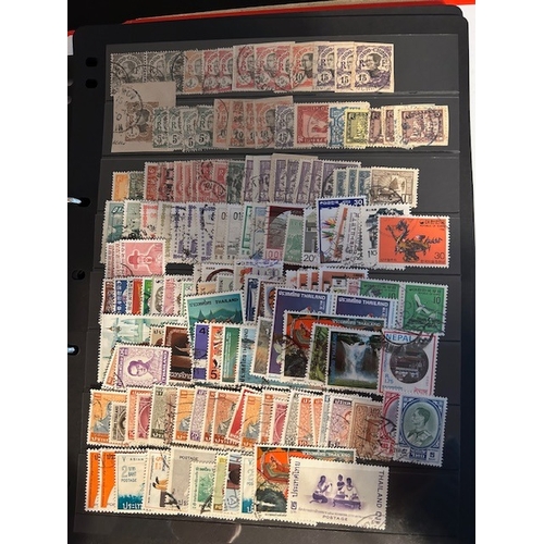 71 - Collections & Mixed Lots - Foreign in folder & stock-book. Early to middle, very wide range M&U incl... 