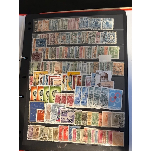 71 - Collections & Mixed Lots - Foreign in folder & stock-book. Early to middle, very wide range M&U incl... 