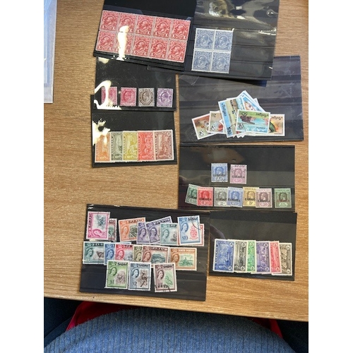 10 - Collections & Mixed Lots - includes stamps on cards with some Revenues, Postal Seals, etc. Useful Co... 