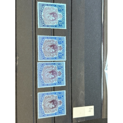 228 - Bermuda 1938-53 Perf 14 2/- SG116 & 3 others, 2/6 incl. SG 117 & 2 others, 5/- SG 118 & 3 others, 10... 