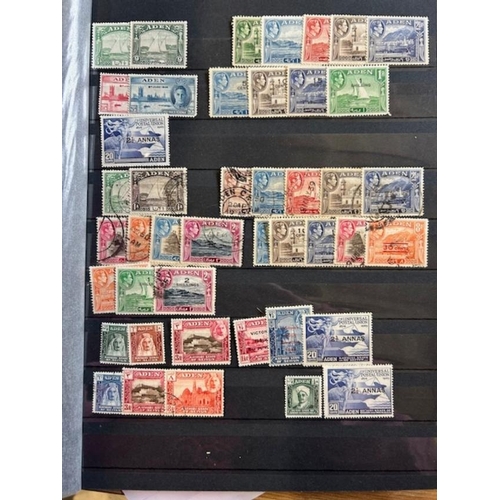 58 - Collections & Mixed Lots KGVI M&U in Stock-book. (100s) (A)