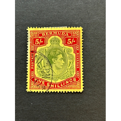 288 - Bermuda 1938-53 5/- SG118d fine used (1) (S)