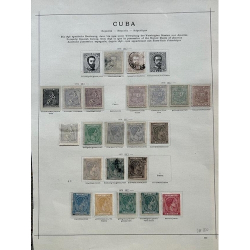 372 - Cuba m & u to 1917 on old printed leaves (dzns) (E)