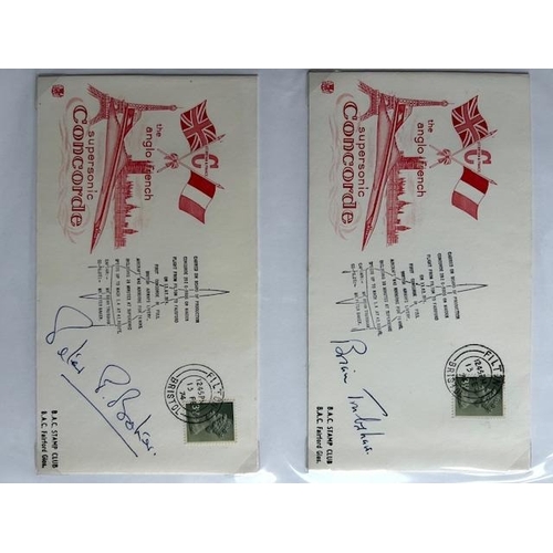 126 - Thematics - Concorde Covers incl. 9/4/69, 12/11/70, 17/12/71, (2), 23/4/72, 13/2/74, 20/4/79, all si... 