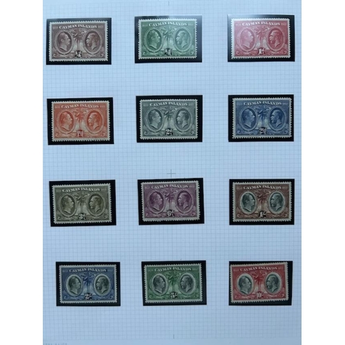 353 - Cayman Islands QV-QE, noted 1912-20 to 10/- M, plus shades, 1921 U to 10/-, 1932 Tercentary M, 1935 ... 