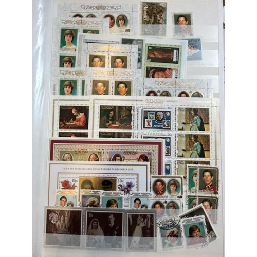 57 - Collections & Mixed Lots - Stock-book of Commonwealth M&U, mainly QE. (100s) (A)