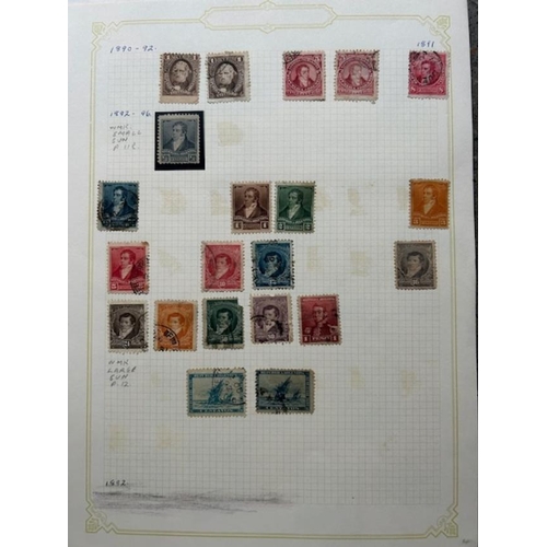 122 - Argentina on leaves, early to modern. (few 100s) (E)